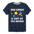 thumbnail image 1 of Instant Message - Out Of This World 2nd Grade - Youth Short Sleeve Graphic T-Shirt, 1 of 6