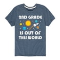 thumbnail image 1 of Instant Message - Out Of This World 2nd Grade - Youth Short Sleeve Graphic T-Shirt, 1 of 6