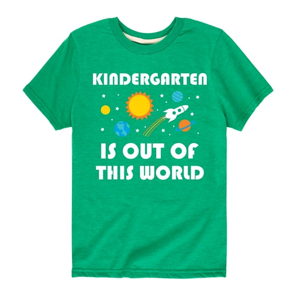 Instant Message - Out Of This World Kindergerten - Youth Short Sleeve Graphic T-Shirt