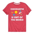 thumbnail image 1 of Instant Message - Out Of This World Kindergerten - Youth Short Sleeve Graphic T-Shirt, 1 of 6