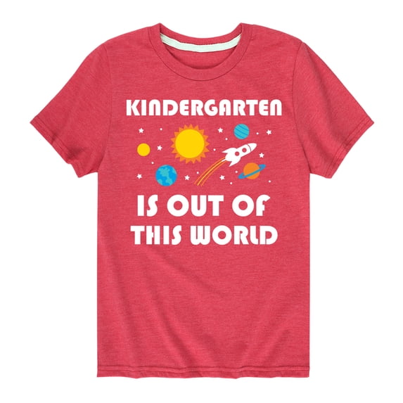 Instant Message - Out Of This World Kindergerten - Youth Short Sleeve Graphic T-Shirt