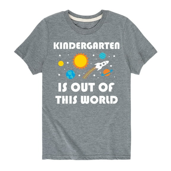 Instant Message - Out Of This World Kindergerten - Youth Short Sleeve Graphic T-Shirt