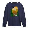 thumbnail image 1 of Instant Message - Outdoor Mountain Scene - Toddler & Youth Long Sleeve Graphic T-Shirt, 1 of 6