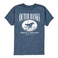 thumbnail image 1 of Instant Message - Outer Banks Running Horse - Youth Boys Short Sleeve Graphic T-Shirt, 1 of 5
