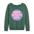 thumbnail image 1 of Instant Message - Over Thinkers Club - Women's Lightweight French Terry Long Sleeve Shirt, 1 of 6