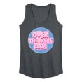 thumbnail image 1 of Instant Message - Over Thinkers Club - Women's Racerback Tank Top, 1 of 6