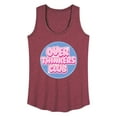 thumbnail image 1 of Instant Message - Over Thinkers Club - Women's Racerback Tank Top, 1 of 6