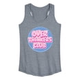 thumbnail image 1 of Instant Message - Over Thinkers Club - Women's Racerback Tank Top, 1 of 6