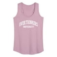 thumbnail image 1 of Instant Message - Overthinkers University - Women's Racerback Tank Top, 1 of 6