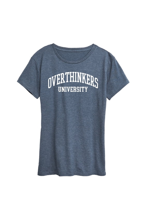 - Overthinkers University - Women's Short Sleeve Graphic T-Shirt