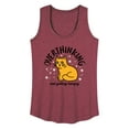 thumbnail image 1 of Instant Message - Overthinking and Getting Hangry - Women's Racerback Tank Top, 1 of 6