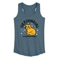 thumbnail image 1 of Instant Message - Overthinking and Getting Hangry - Women's Racerback Tank Top, 1 of 6