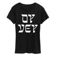 thumbnail image 1 of Instant Message - Oy Vey - Women's Short Sleeve Graphic T-shirt, 1 of 5