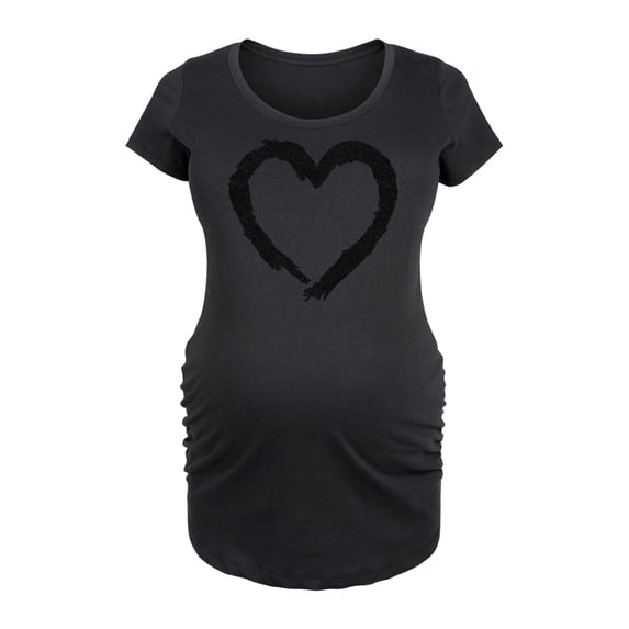 Instant Message - Paintbrush Stroke Heart Sparkle Women's