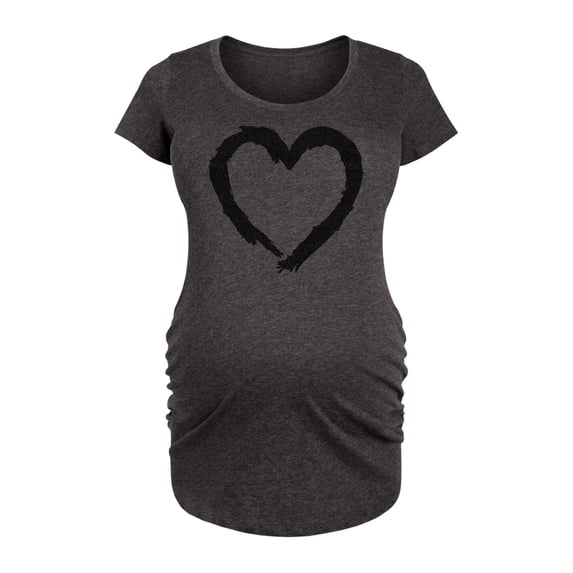 Instant Message - Paintbrush Stroke Heart Sparkle Women's