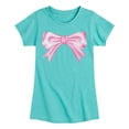 thumbnail image 1 of Instant Message - Painted Bow -Youth Girls Short Sleeve T-Shirt, 1 of 5