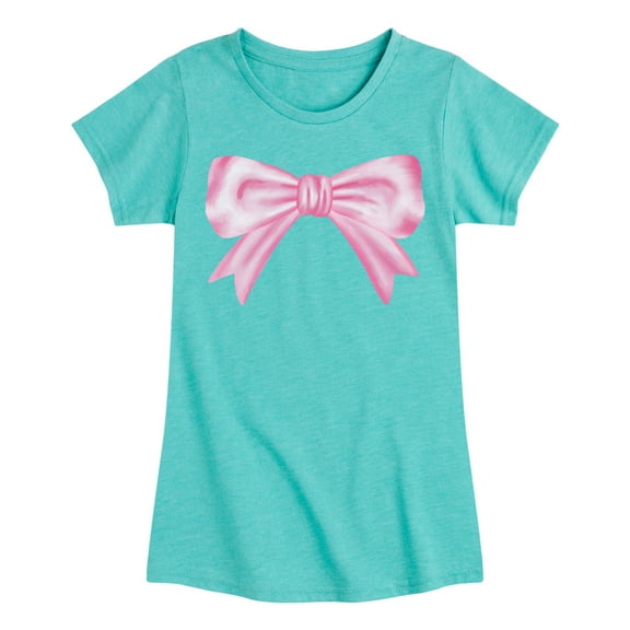 Instant Message - Painted Bow -Youth Girls Short Sleeve T-Shirt