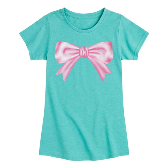 Instant Message - Painted Bow -Youth Girls Short Sleeve T-Shirt