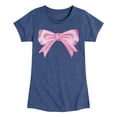 thumbnail image 1 of Instant Message - Painted Bow -Youth Girls Short Sleeve T-Shirt, 1 of 5