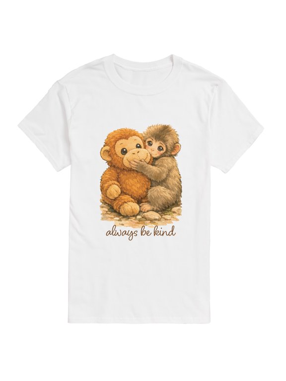 - Painterly Punch the Monkey Men's Short Sleeve Graphic T-Shirt