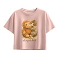thumbnail image 1 of Instant Message - Painterly Punch the Monkey - Youth Girls Boxy T-Shirt, 1 of 5