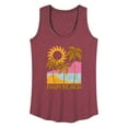thumbnail image 1 of Instant Message - Palm Beach Deco - Women's Racerback Tank Top, 1 of 6