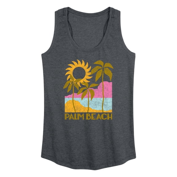 Instant Message - Palm Beach Deco - Women's Racerback Tank Top