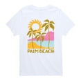 thumbnail image 1 of Instant Message - Palm Beach Deco - Youth Boys Short Sleeve Graphic T-Shirt, 1 of 5