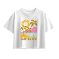 thumbnail image 1 of Instant Message - Palm Beach Deco - Youth Girls Boxy T-Shirt, 1 of 5