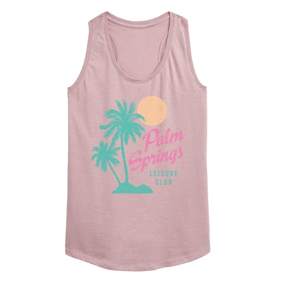 Instant Message - Palm Springs Leisure Club - Women's Racerback Graphic Tank