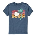 thumbnail image 1 of Instant Message - Palm Tree Sunset - Youth Boys Short Sleeve Graphic T-Shirt, 1 of 5