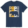 thumbnail image 1 of Instant Message - Papa Bear Retro - Men's Short Sleeve Graphic T-Shirt, 1 of 5
