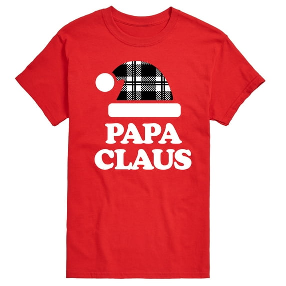 Instant Message - Papa Claus Christmas - Men's Short Sleeve Graphic T-Shirt