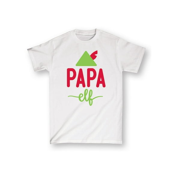 Instant Message - Papa Elf - Men's Short Sleeve Graphic T-Shirt