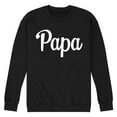 thumbnail image 1 of Instant Message - Papa - Men's Crew Neck Fleece Pullover, 1 of 6