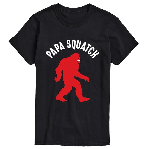 Instant Message - Papa Squatch Short Sleeve Graphic T-Shirt
