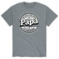 thumbnail image 1 of Instant Message - Papa The Man The Myth The Legend - Men's Short Sleeve Graphic T-Shirt, 1 of 5