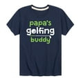 thumbnail image 1 of Instant Message - Papa's Golfing Buddy  - Youth Short Sleeve Tee, 1 of 5
