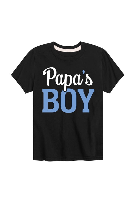 - Papas Boy - Toddler & Youth Short Sleeve Graphic T-Shirt