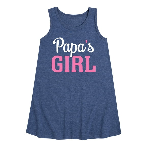 Instant Message - Papas Girl - Toddler & Youth Girls A-line Dress