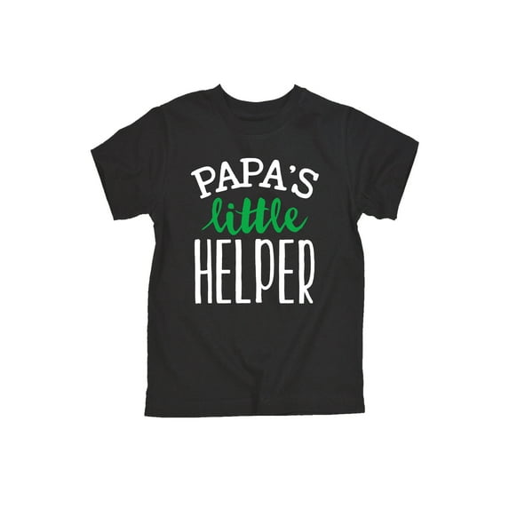 Instant Message - Papas Little Helper -TODDLER SHORT SLEEVE TEE-2T