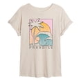 thumbnail image 1 of Instant Message - Paradise Oversized Graphic T-Shirt, 1 of 5