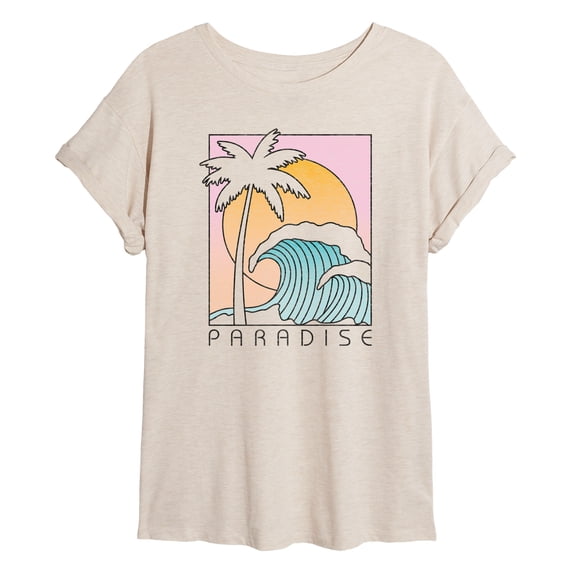 Instant Message - Paradise Oversized Graphic T-Shirt