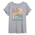 thumbnail image 1 of Instant Message - Paradise Oversized Graphic T-Shirt, 1 of 5