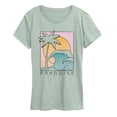 thumbnail image 1 of Instant Message - Paradise - Women's Short Sleeve Graphic T-Shirt, 1 of 4