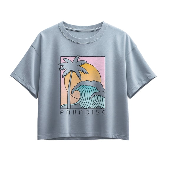 Instant Message - Paradise - Youth Girls Boxy T-Shirt