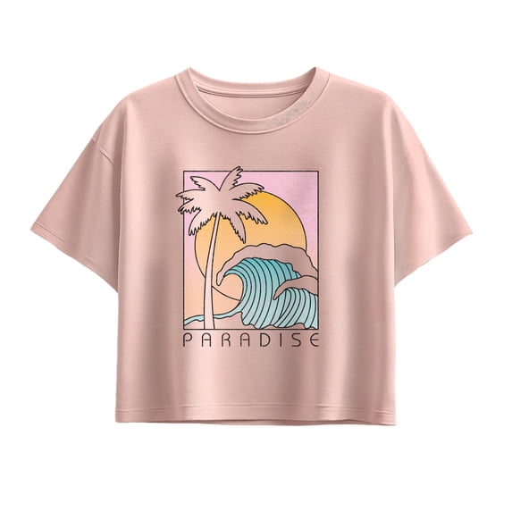 Instant Message - Paradise - Youth Girls Boxy T-Shirt