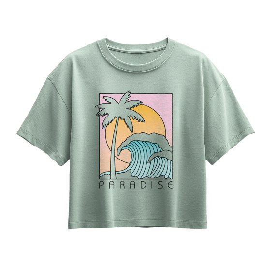 Instant Message - Paradise - Youth Girls Boxy T-Shirt