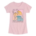 thumbnail image 1 of Instant Message - Paradise Fitted Short Sleeve Graphic T-Shirt, 1 of 5