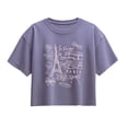 thumbnail image 1 of Instant Message - Paris Bows - Youth Girls Boxy T-Shirt, 1 of 5
